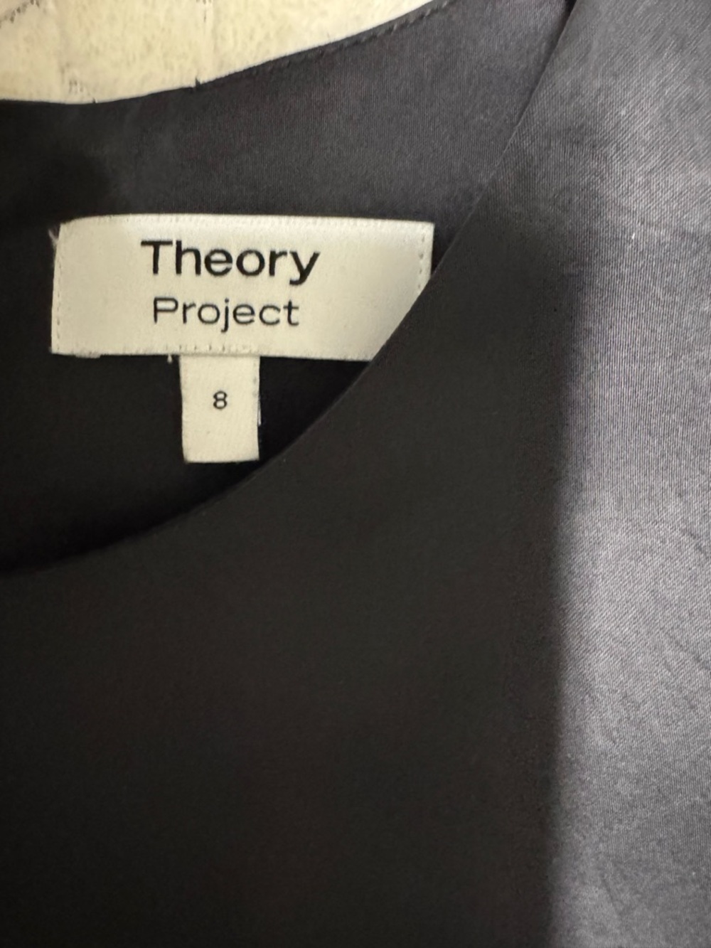 Theory Black Sleeveless Knot-Detail Midi Dress - Picture 9 of 10